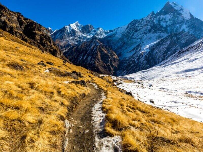 road for annapurna base camp