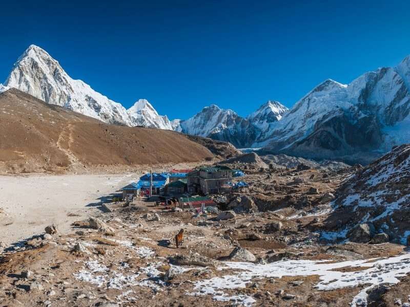 Cho La Pass Trek Cho Valley at himalayas